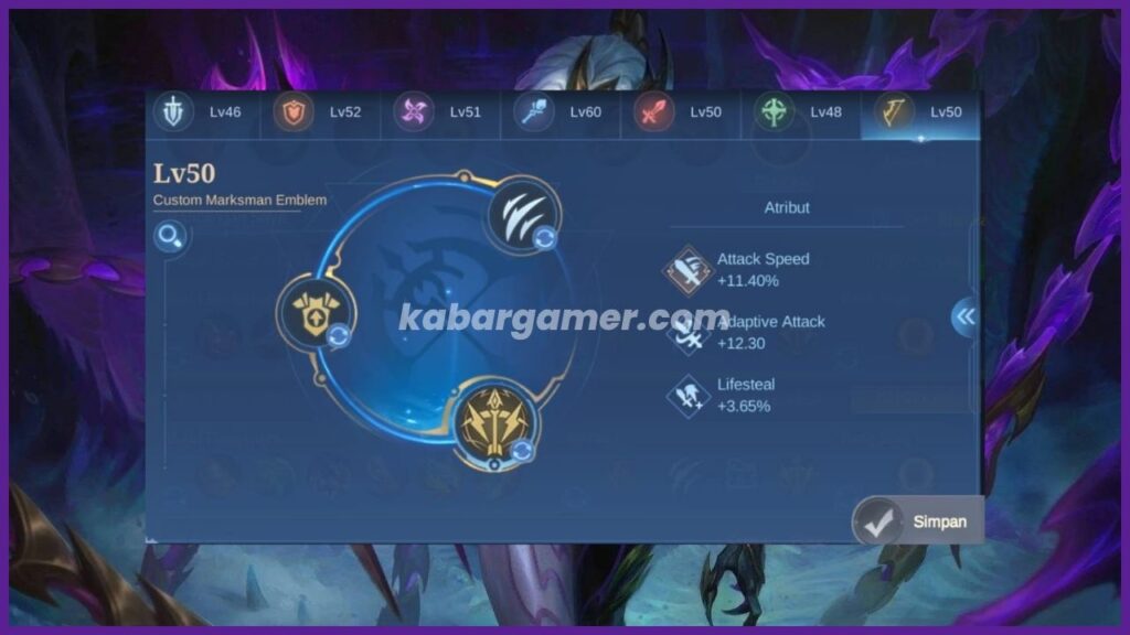 Emblem Obsidian Tersakit