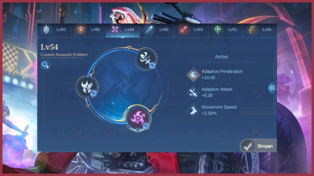 Emblem dan Battle Spell Leomord Jungler Tersakit